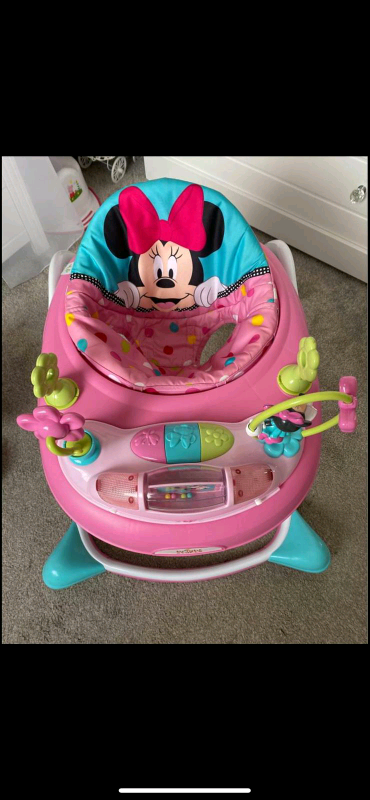 minnie mouse walker and bouncer